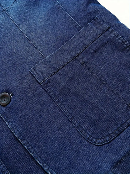 OSWIN - Denim Blazer Baumwolle