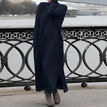 Greta/ Gemütliches Bauch-Abdeckendes Kleid