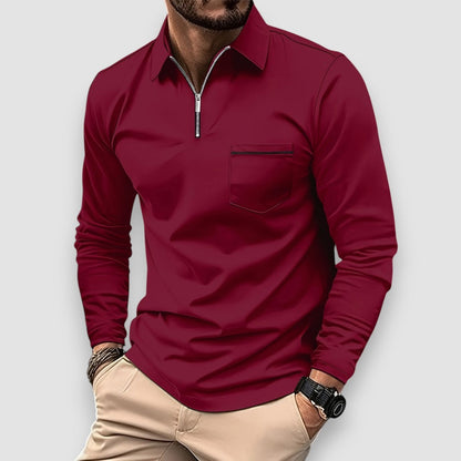 Ralph - Langarm Herren Poloshirt Premium