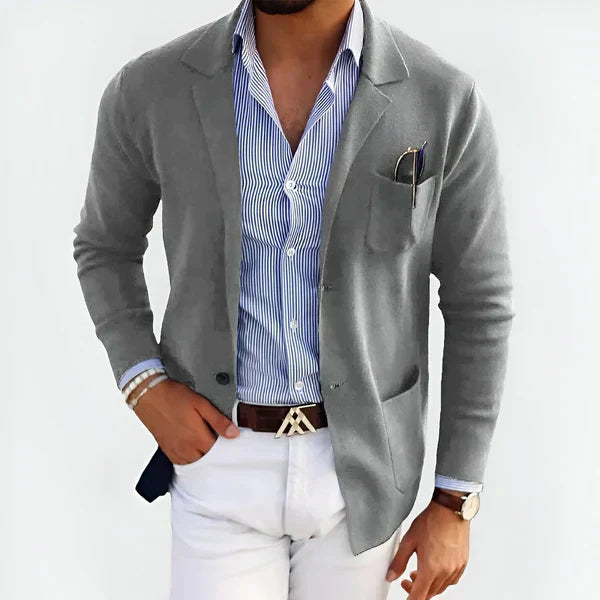 MARCO - Eleganter Blazer Strickjacke