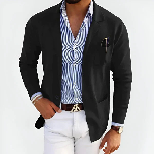 MARCO - Eleganter Blazer Strickjacke