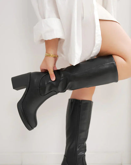 Sky Schwarz Stiefel