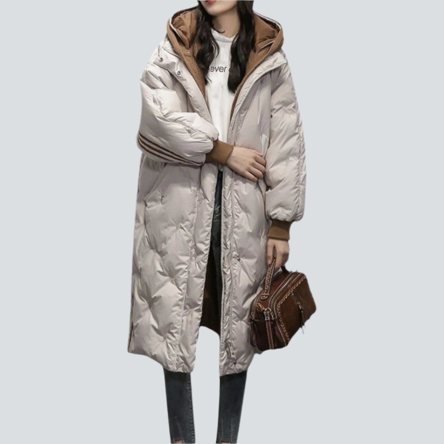 Amélina - Elegante lange Winterjacke