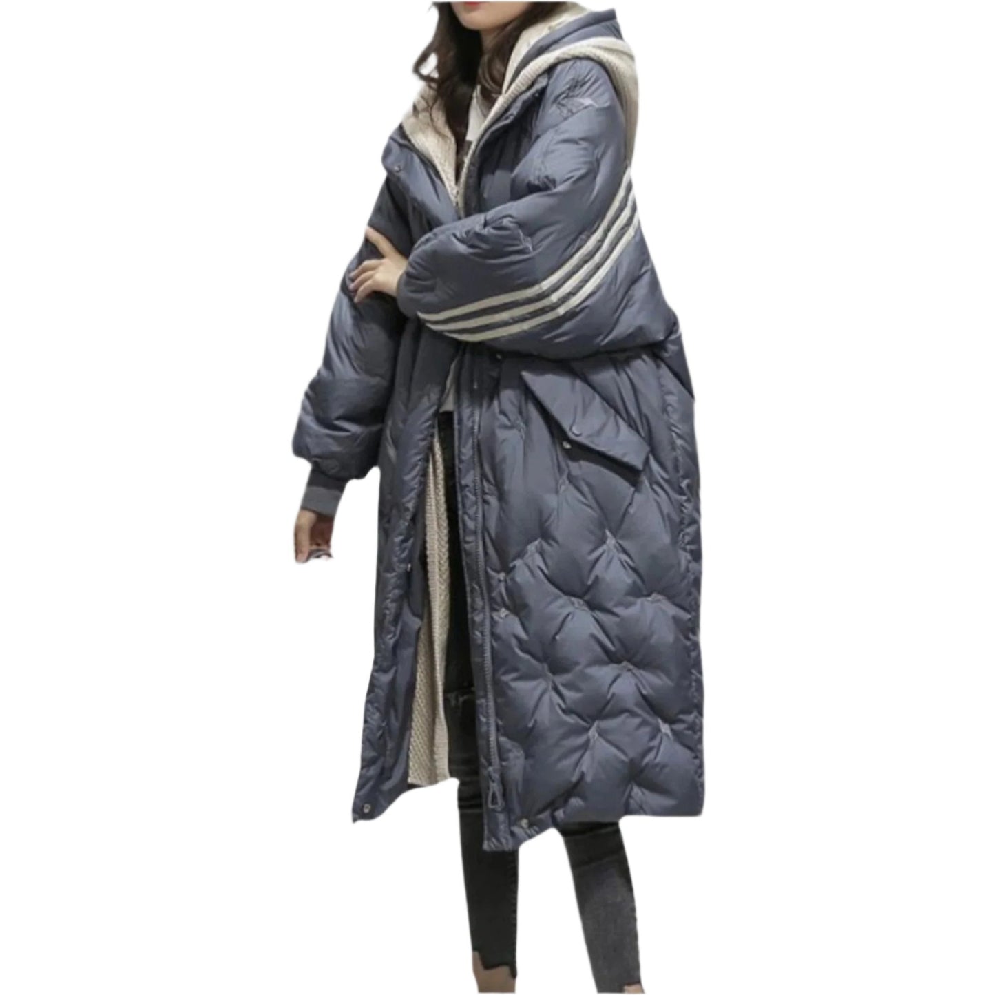 Amélina - Elegante lange Winterjacke