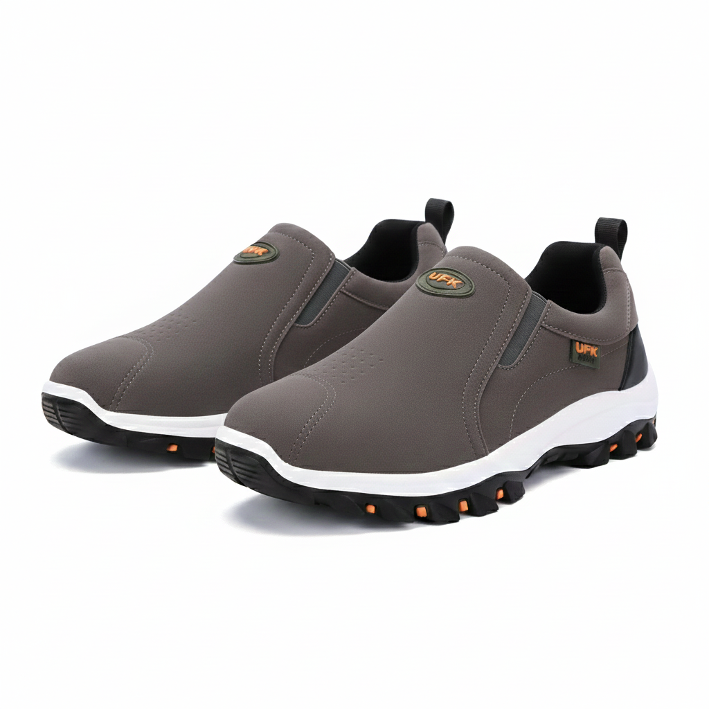 Heren comfortabele Wandelschoen zonder veteres - Ortho slip-on