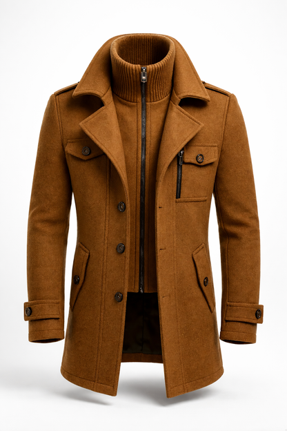 Salzburg Mode Gentleman Mantel – Eleganter Herren-Wintermantel