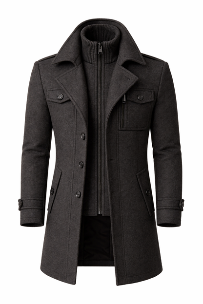 Salzburg Mode Gentleman Mantel – Eleganter Herren-Wintermantel