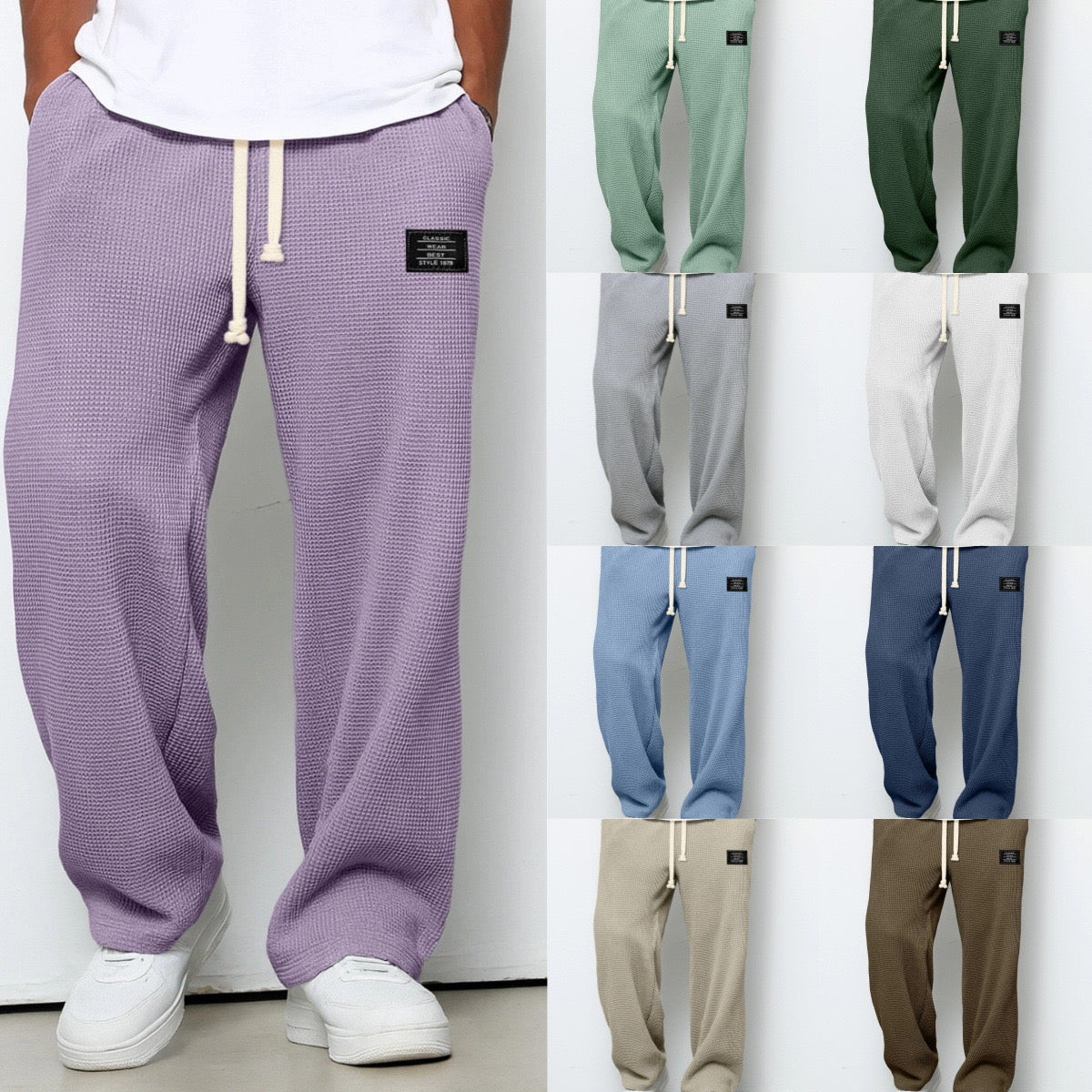 Samuel Herrenhose mit verstellbarem Bund – Bequeme Weite Hose