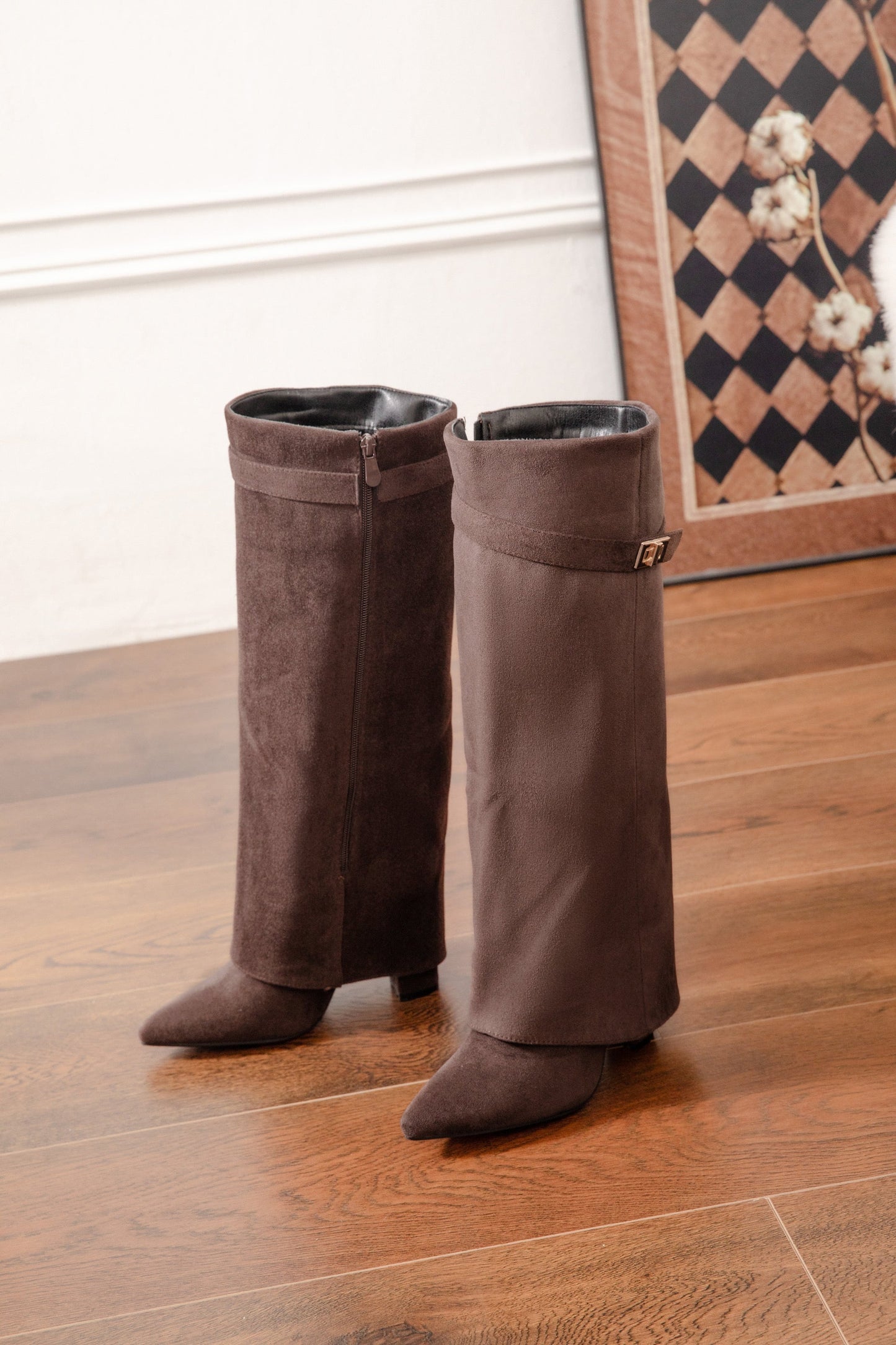 Lock Braun Stiefel