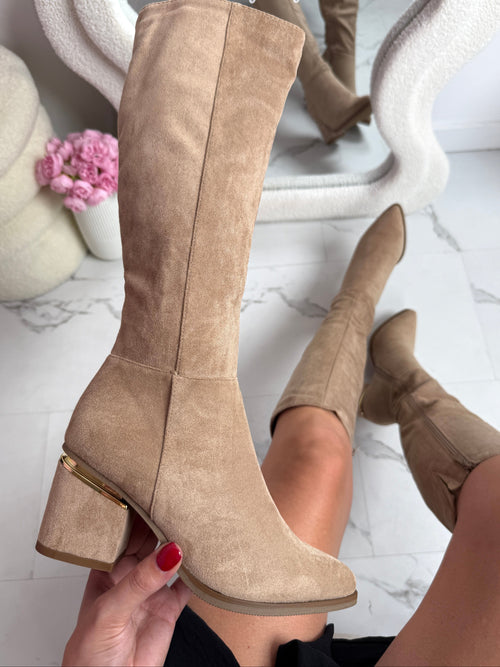 Farza Khaki Stiefel