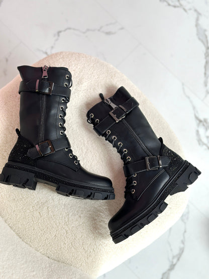 Harris Schwarz Stiefel