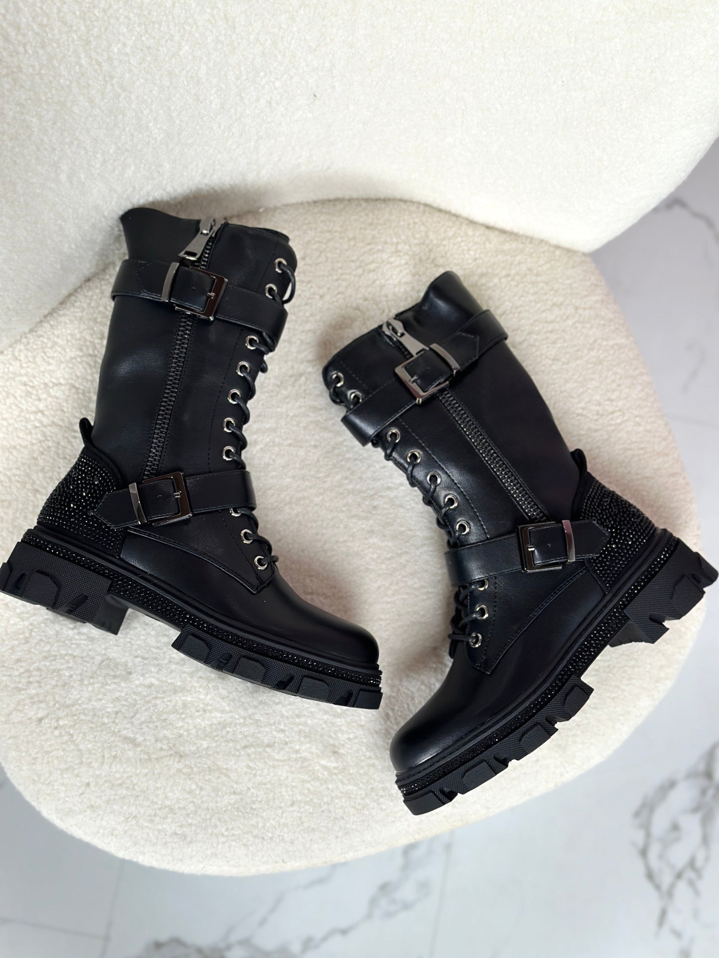Harris Schwarz Stiefel