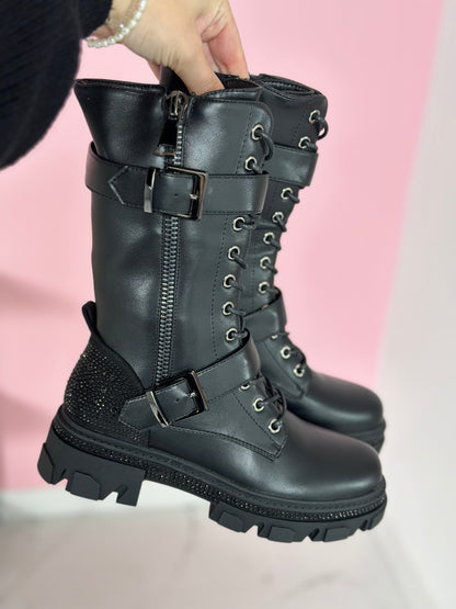 Harris Schwarz Stiefel
