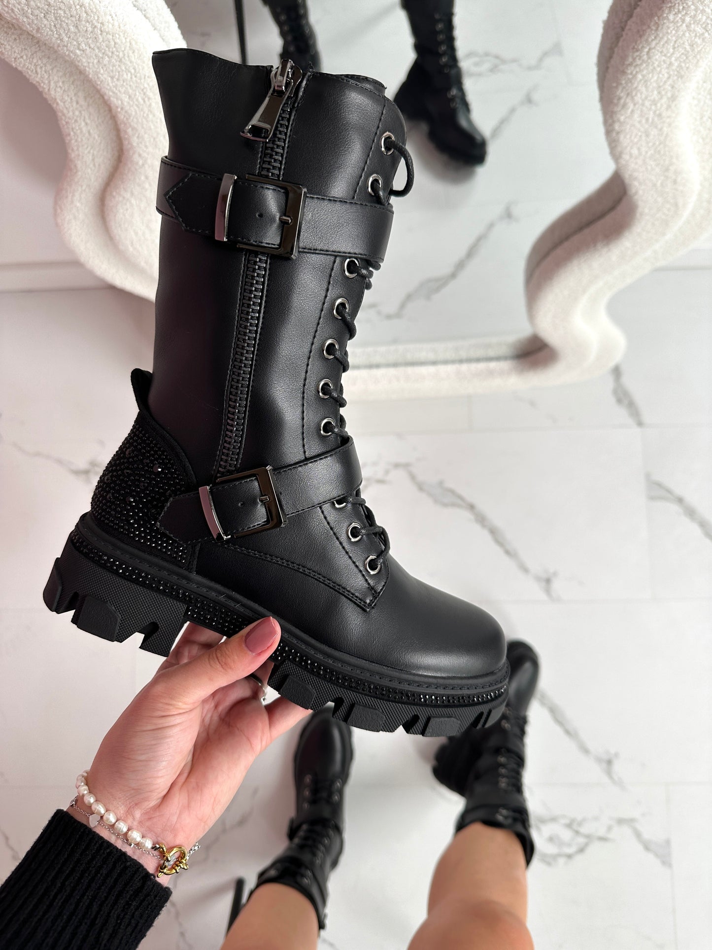 Harris Schwarz Stiefel
