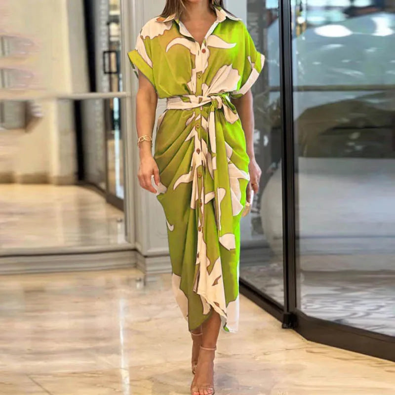 Amalthea™ – Luxuriöses Wickel-Maxikleid
