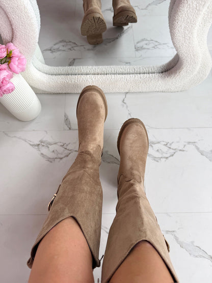 Lara Khaki Stiefel