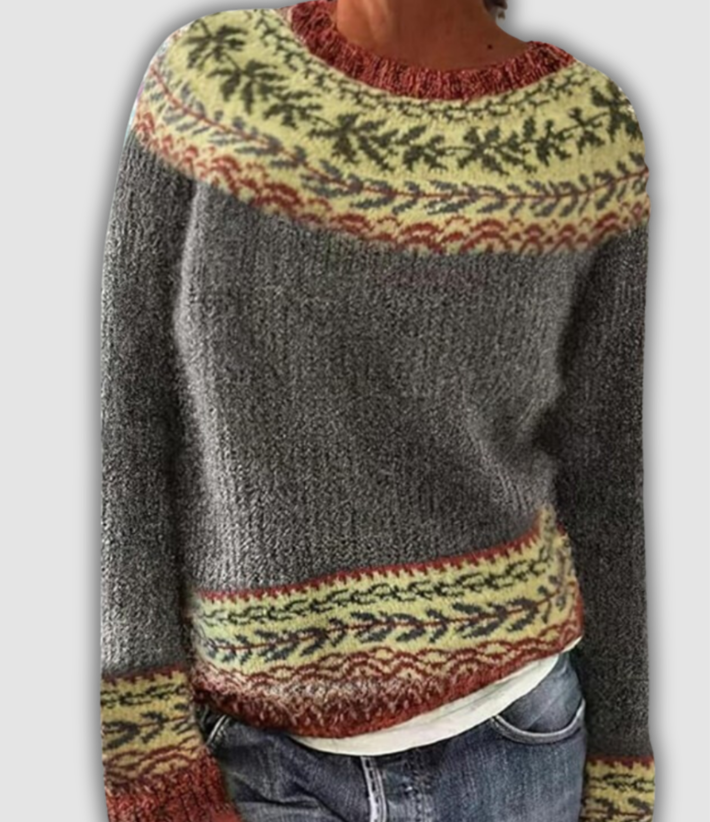 Anouk™ - Gemütlicher Retro Pullover