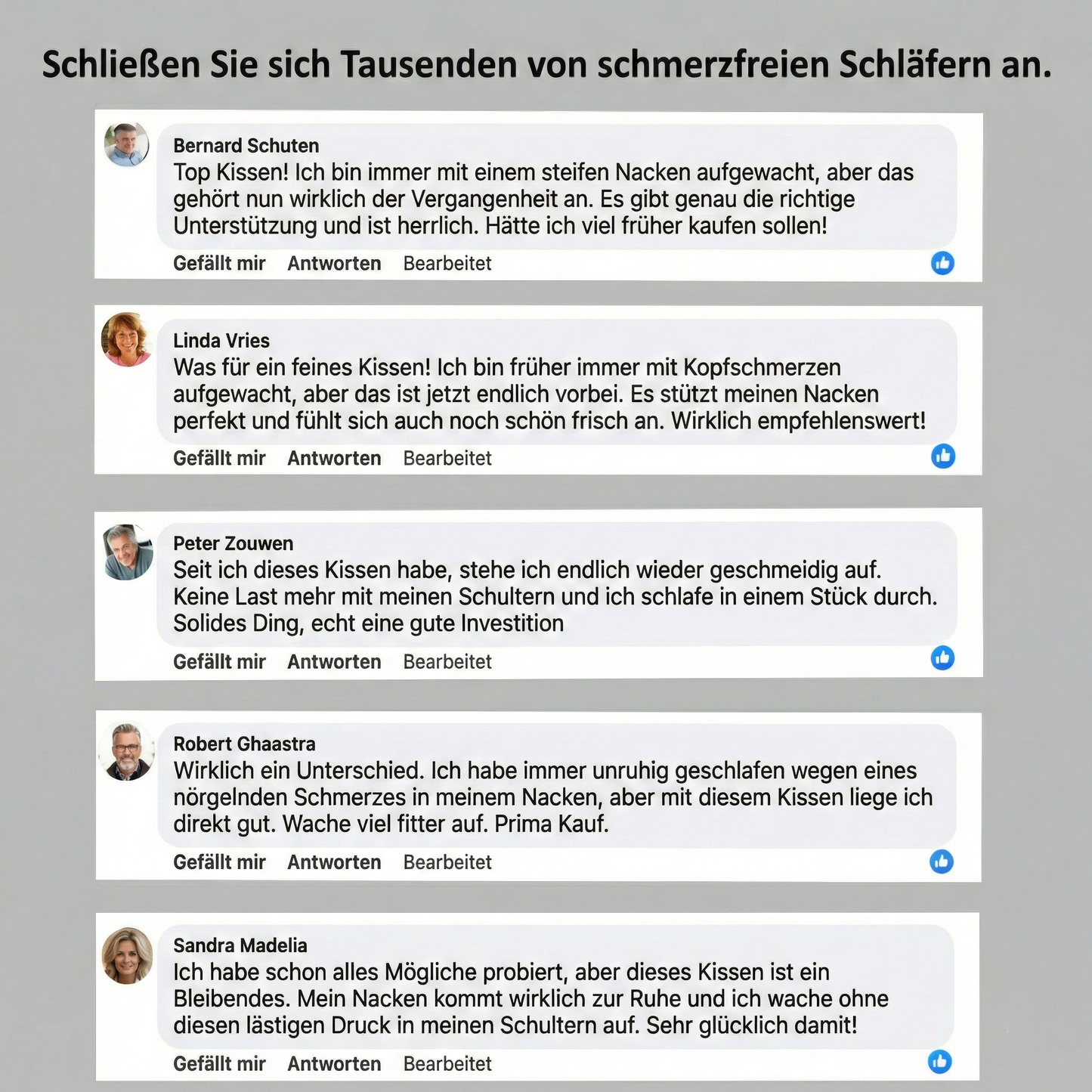 Lunava™ Ergonomisches Nackenkissen – Orthopädisches Kissen gegen Nackenschmerzen