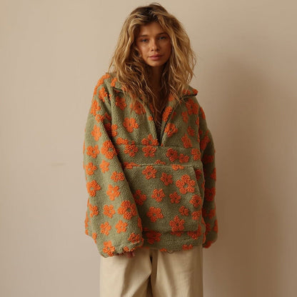 Daisy™ Fleece-Pullover Bloom – Kuschelig Warm