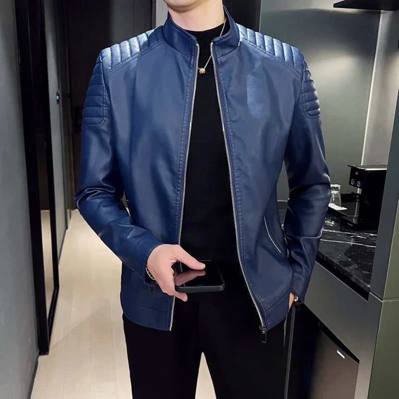 Premium Designer Lederjacke