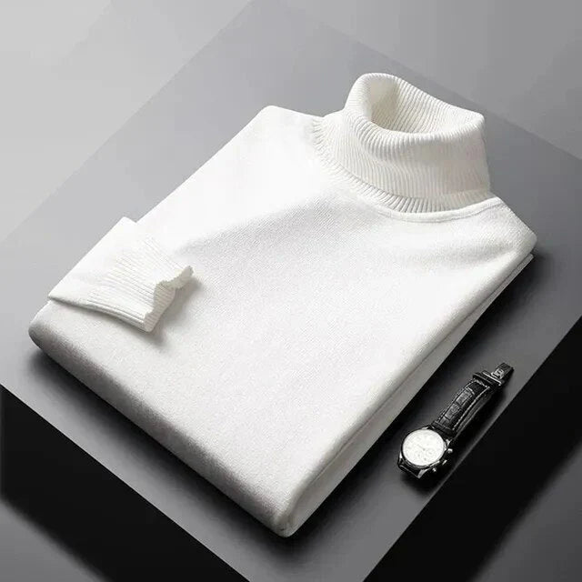 Monte Carlo Kaschmir Rollkragenpullover – Luxuriöser Herren-Pullover