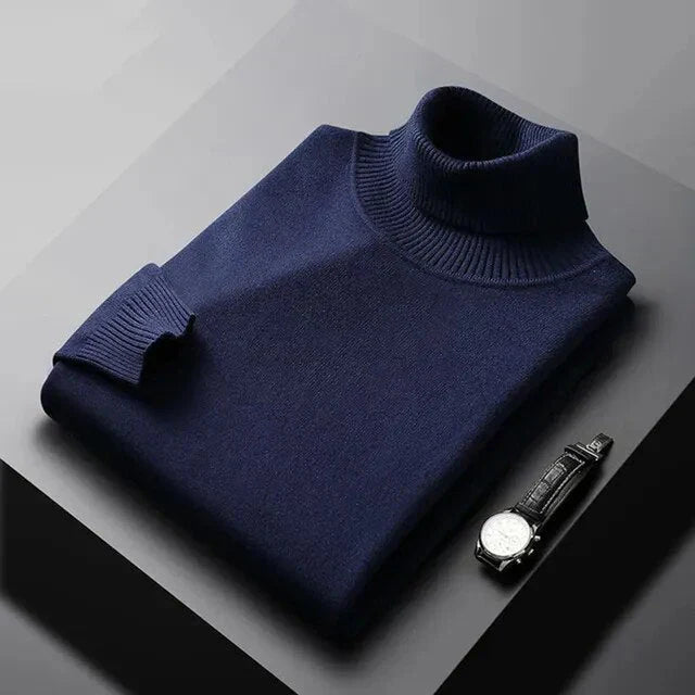 Monte Carlo Kaschmir Rollkragenpullover – Luxuriöser Herren-Pullover