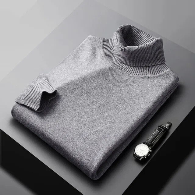 Monte Carlo Kaschmir Rollkragenpullover – Luxuriöser Herren-Pullover