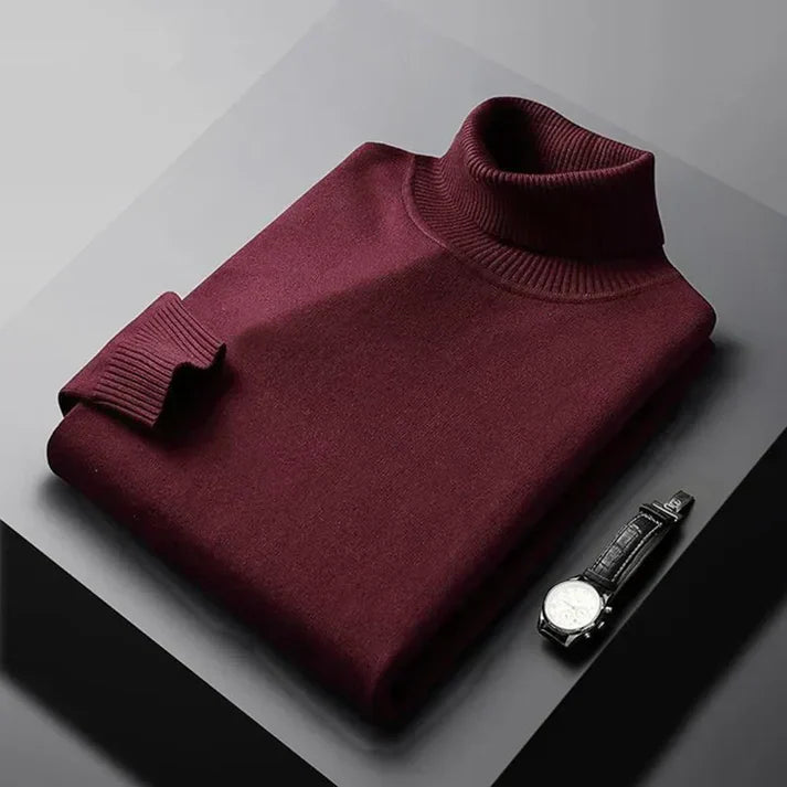 Monte Carlo Kaschmir Rollkragenpullover – Luxuriöser Herren-Pullover