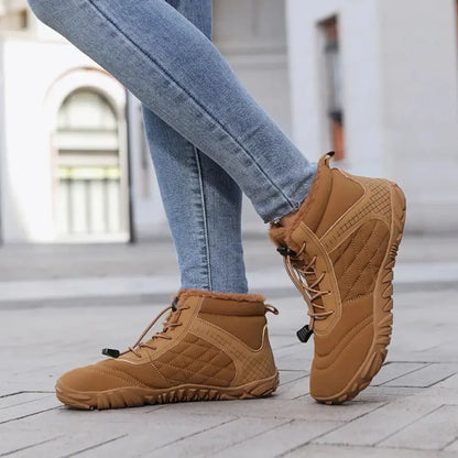 Gevoerde Barefoot Schoenen Heren en Dames zonder Veters Winter