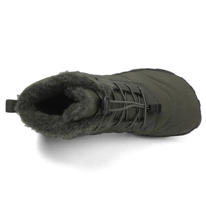 Gevoerde Barefoot Schoenen Heren en Dames zonder Veters Winter