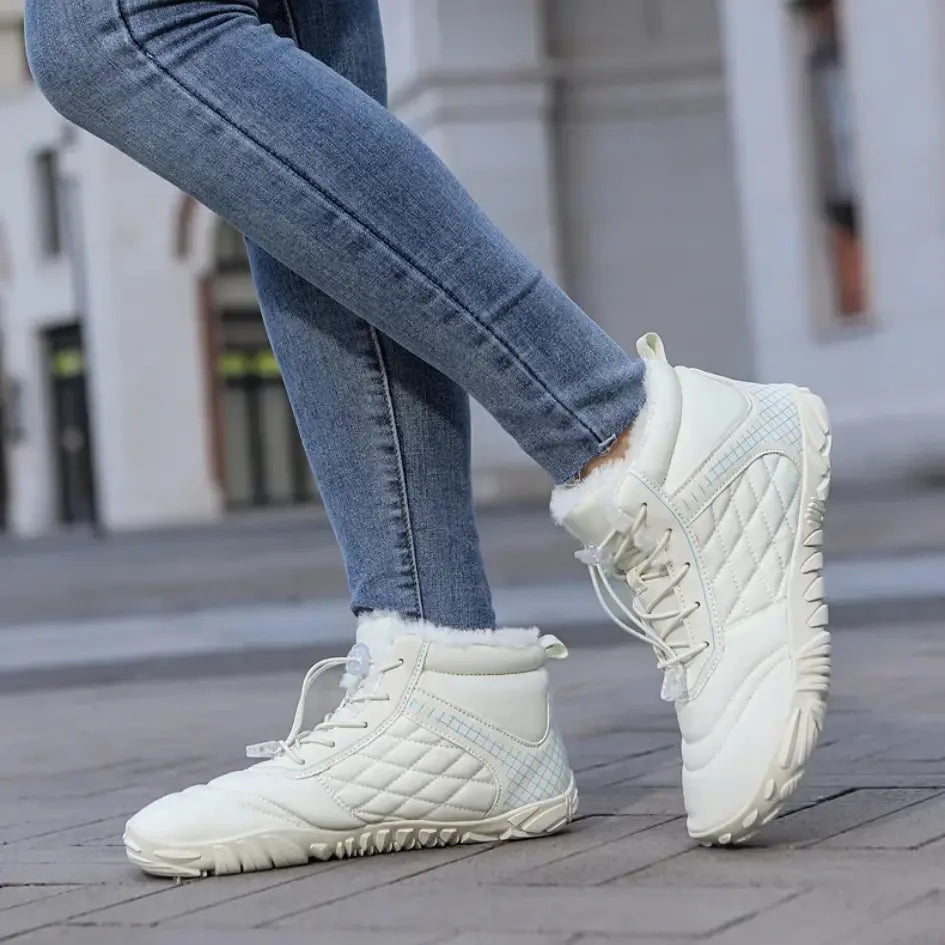 Gevoerde Barefoot Schoenen Heren en Dames zonder Veters Winter