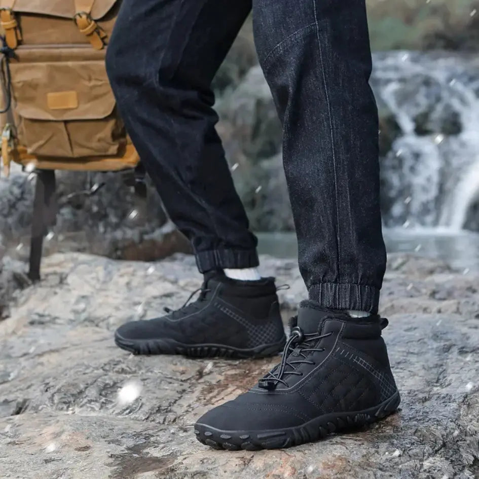 Gevoerde Barefoot Schoenen Heren en Dames zonder Veters Winter