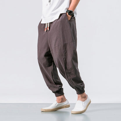 Shao - Bequeme Japanische Baumwoll-Haremhose