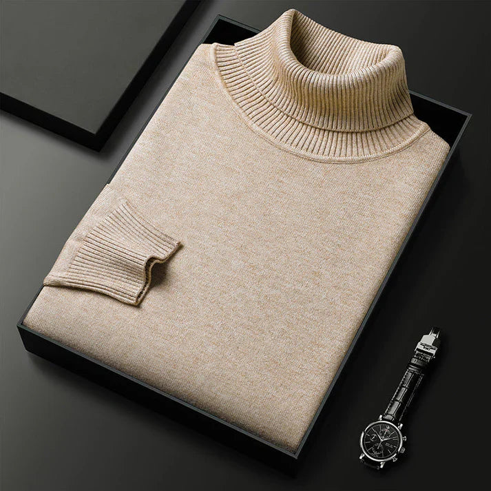 Monte Carlo Kaschmir Rollkragenpullover – Luxuriöser Herren-Pullover