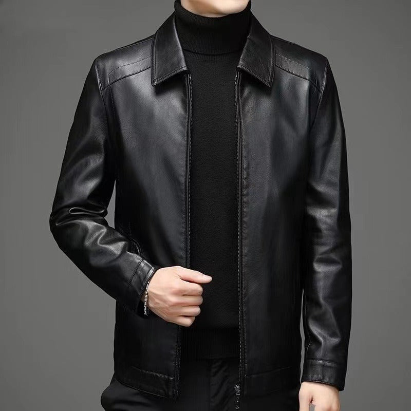 Lässige Alltagslederjacke