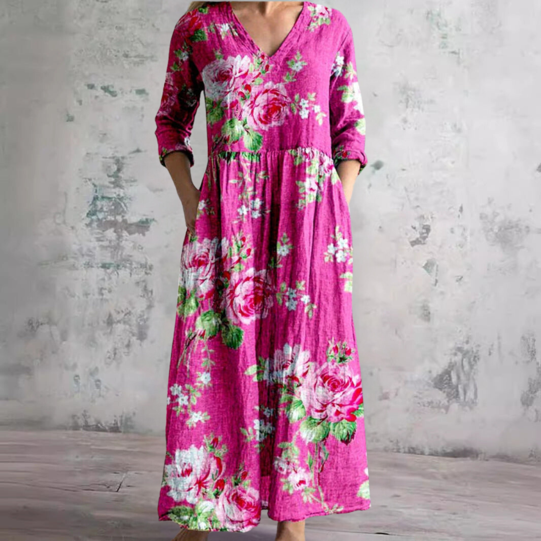 Rose™ – Blumenprint-Kleid für elegante Leichtigkeit