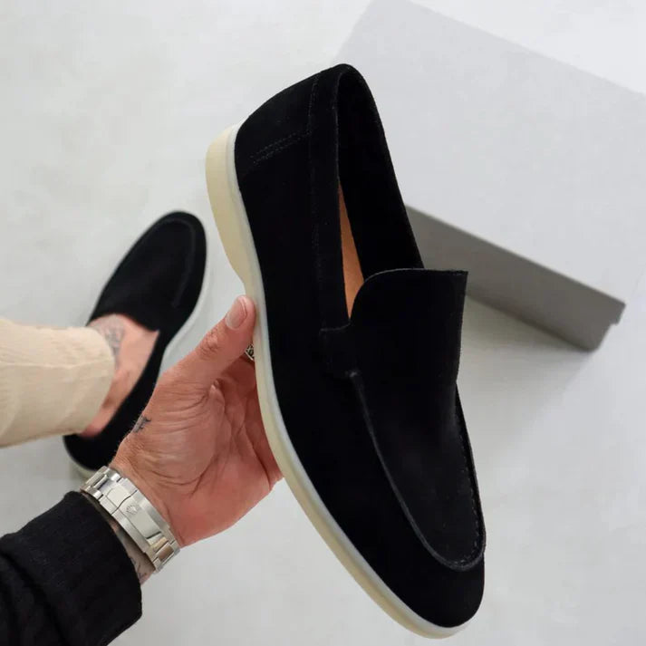 Elegante Wildleder-Loafer – Premium Slipper im italienischen Stil