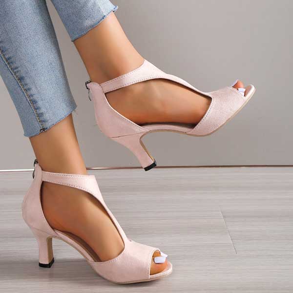 Orthopädische Damen Sandalen mit Absatz - Volmena