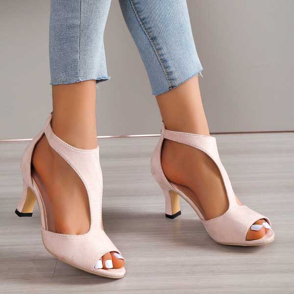 Orthopädische Damen Sandalen mit Absatz - Volmena