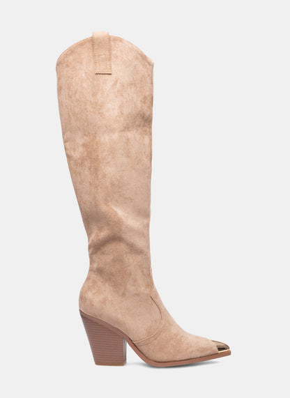 Roxy Suedine Khaki Stiefel
