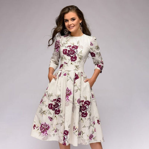 SIBYLLE I FLORALES KLEID