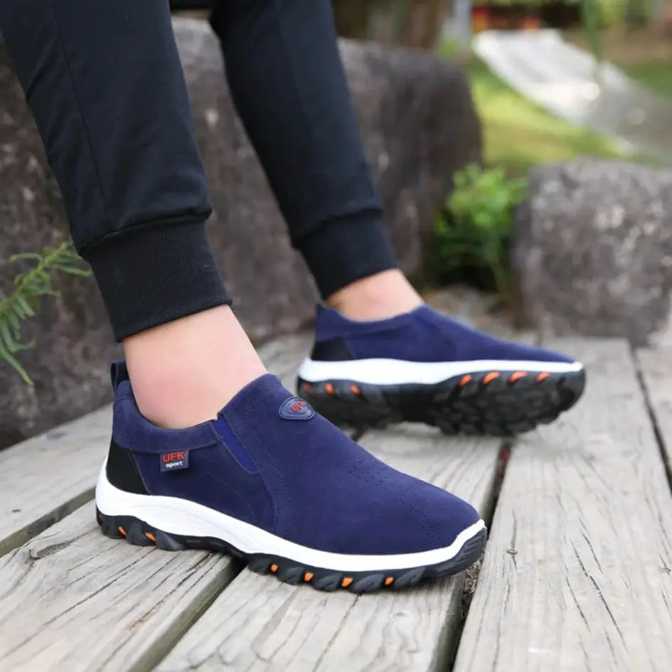 Heren comfortabele Wandelschoen zonder veteres - Ortho slip-on