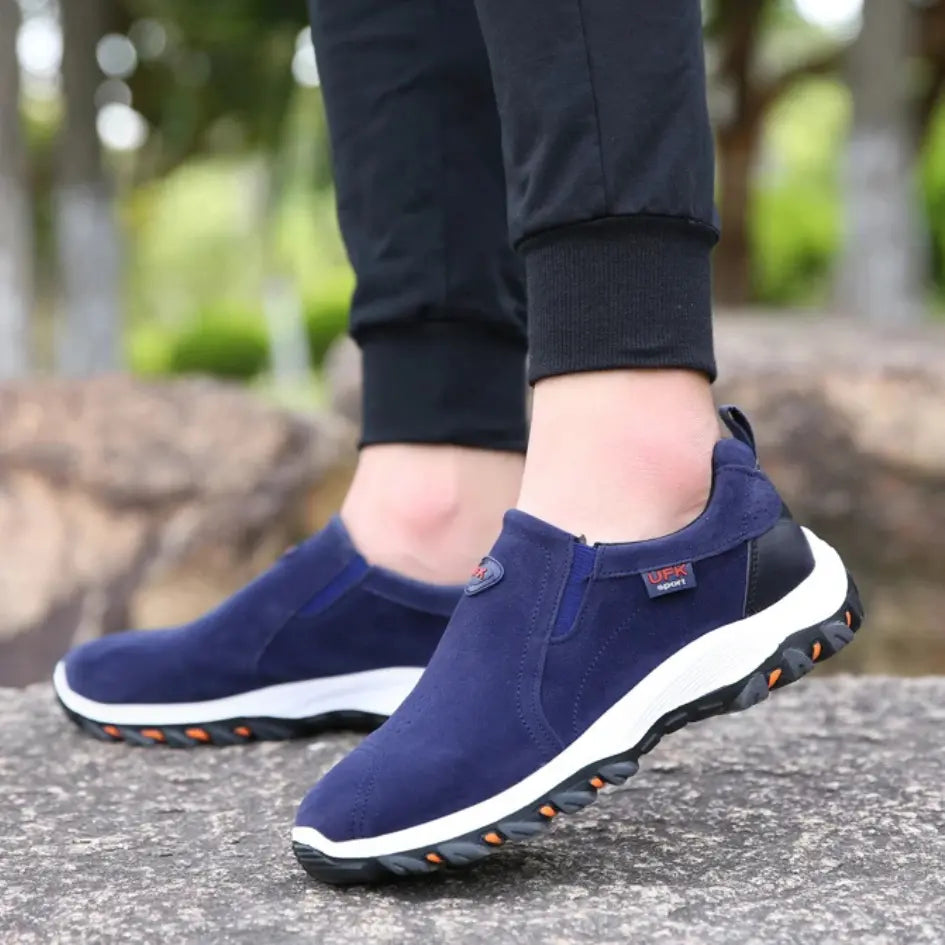 Heren comfortabele Wandelschoen zonder veteres - Ortho slip-on