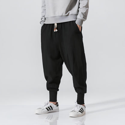 Riku - Bequeme Japanische Baumwoll-Haremhose