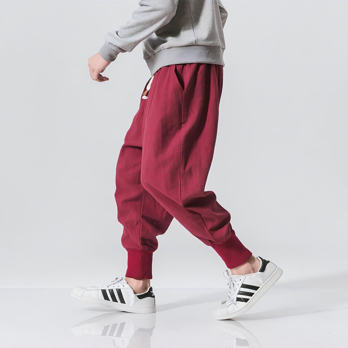 Riku - Bequeme Japanische Baumwoll-Haremhose