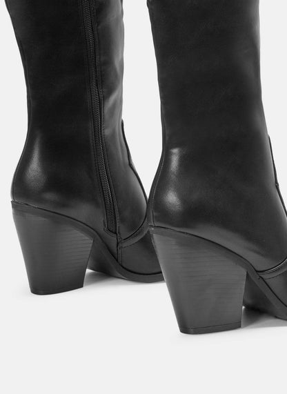 Roxy Schwarz Cowboy Stiefel