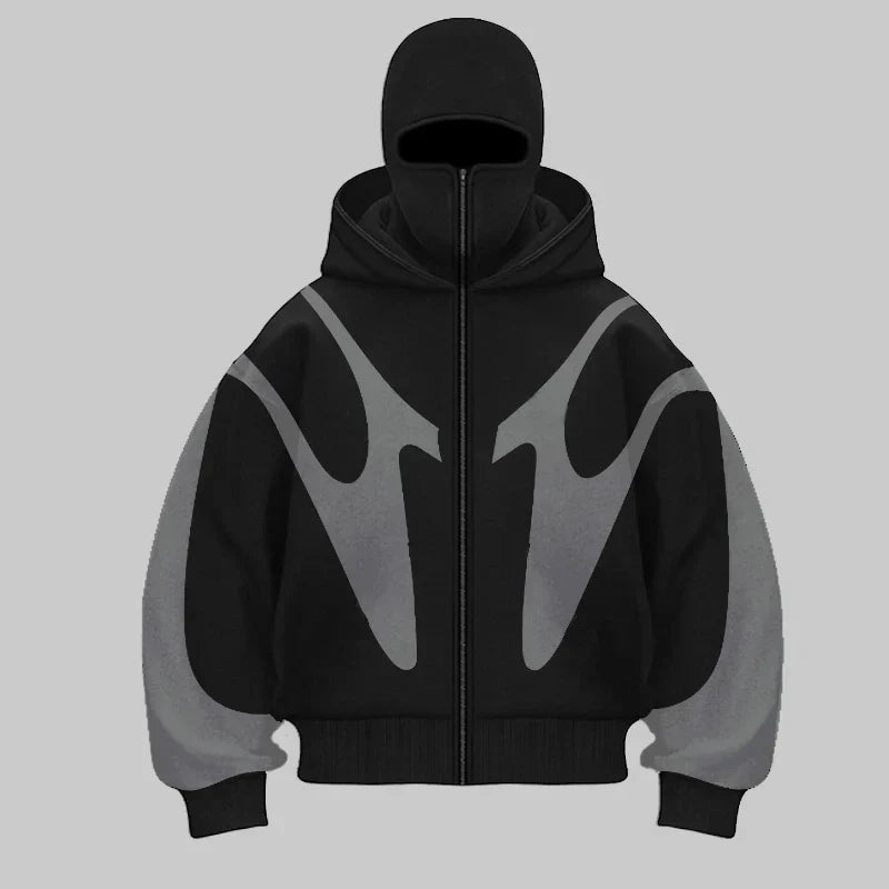 Ellery™ – Streetwear Balaclava Hoodie für Herren