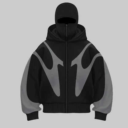 Ellery™ – Streetwear Balaclava Hoodie für Herren