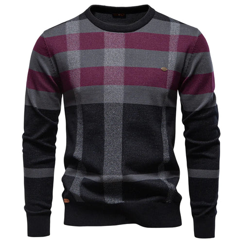 Rosenfeld | Strickpullover für Herren mit Rautendesign