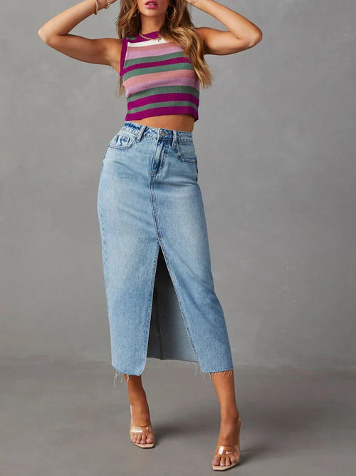 ROMHILD Denimrock mit Schlitz